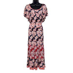 Knox Rose Maxi Dress Women Size XXL Floral Patchwork Cottagecore Romantic Flowy